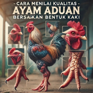 Cara Menilai Kualitas Ayam Aduan Berdasarkan Bentuk Kaki